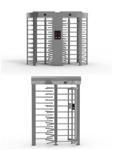 Gergasi di pintu kawalan akses ---- Turnstile ketinggian penuh