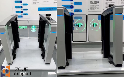 Bagaimanakah ZOJE Swing Turnstile Mencapai Kesan Lampu LED Dinamik Tersuai pada Sayap Pintunya?
